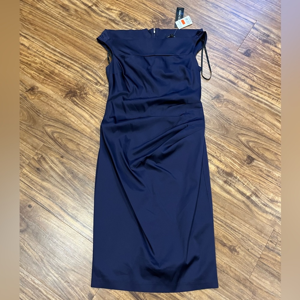 Satin cocktail dress